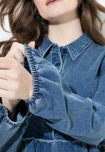 Джинсовое платье