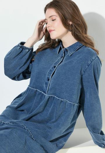 Джинсовое платье