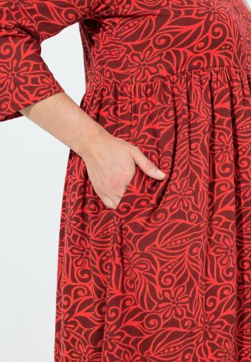 Вязаное платье