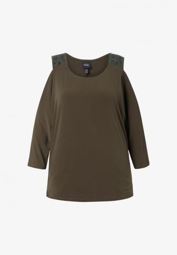 Майка с рукавом три четверти