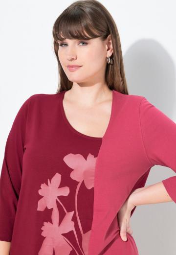 Майка с рукавом три четверти