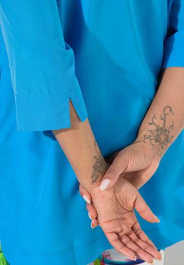 Длинная блузка