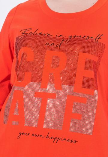 Майка с рукавом три четверти