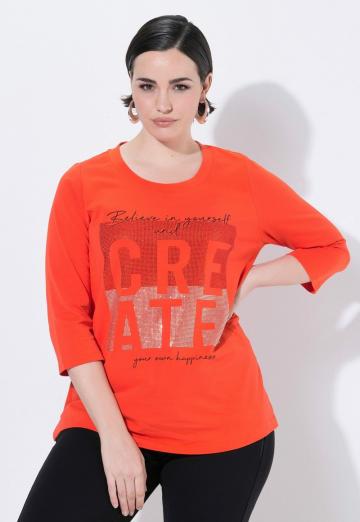 Майка с рукавом три четверти