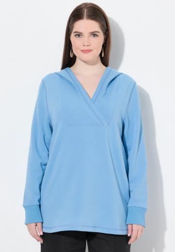 Пуловер с капюшоном