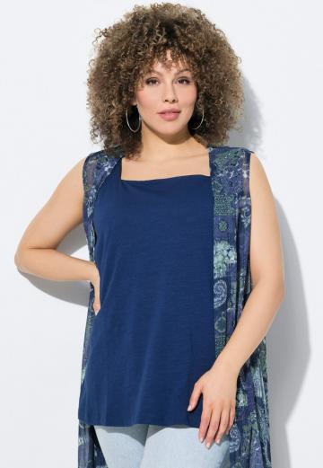 Длинный топ