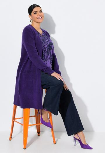 Длинный кардиган