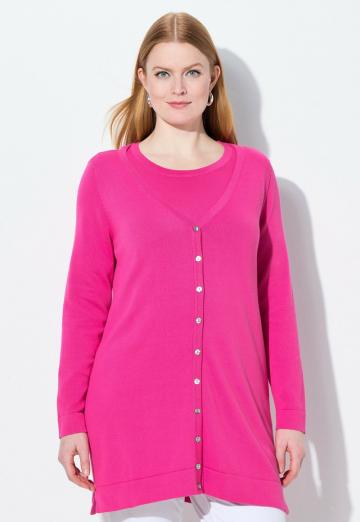 Длинный кардиган