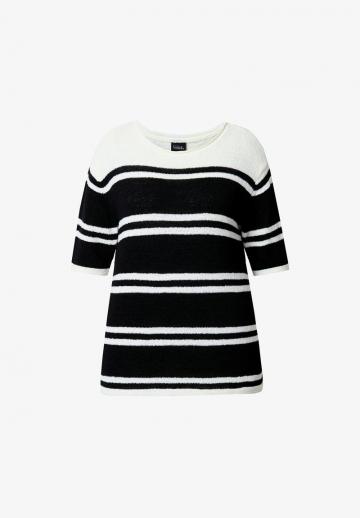 Пуловер с рукавом три четверти