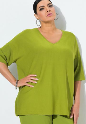 Пуловер с рукавом три четверти