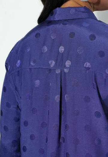 Атласная блузка