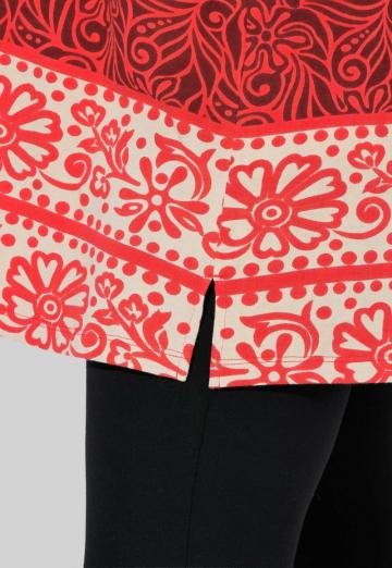 Длинная блузка