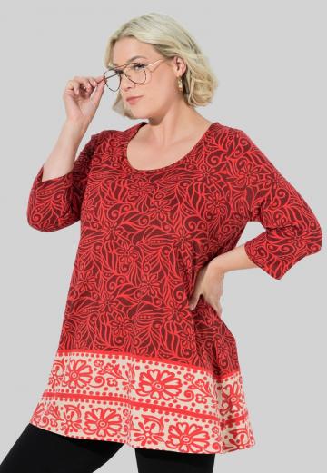 Длинная блузка