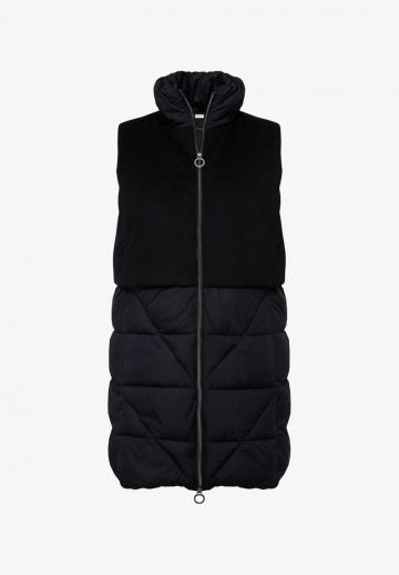 Длинный жилет