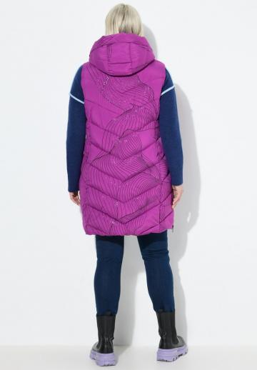 Длинный жилет