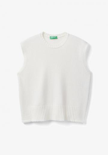 Пуловер без рукавов