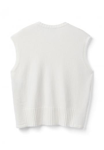 Пуловер без рукавов