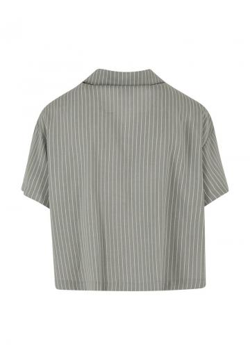 Атласная блузка