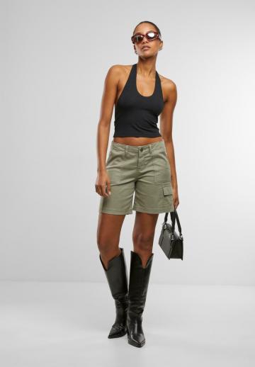 Юбка с накладными карманами