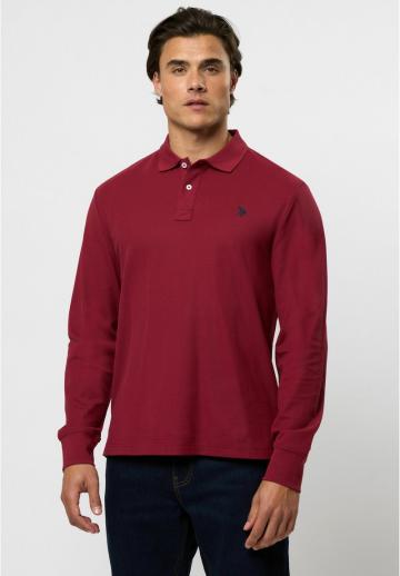 Поло с длинным рукавом