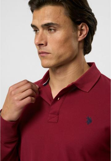 Поло с длинным рукавом