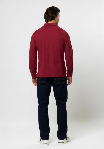 Поло с длинным рукавом