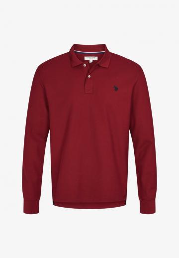 Поло с длинным рукавом