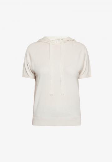 Пуловер с капюшоном