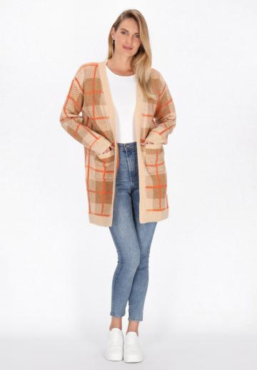 Длинный жилет