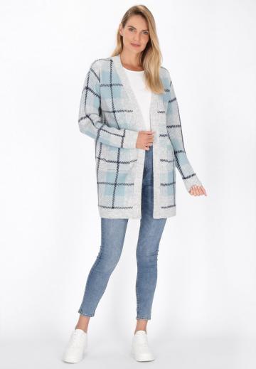 Жаккардовая вязаная кофта