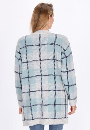 Жаккардовая вязаная кофта