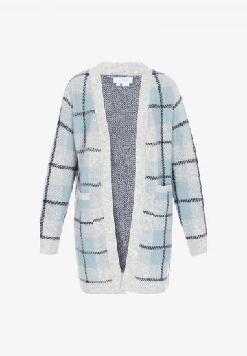 Жаккардовая вязаная кофта