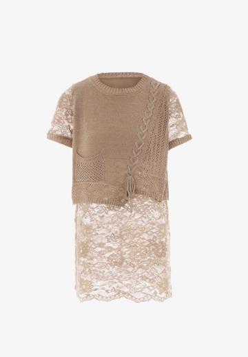 Вязаное платье