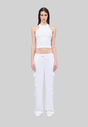 Брюки с накладными карманами