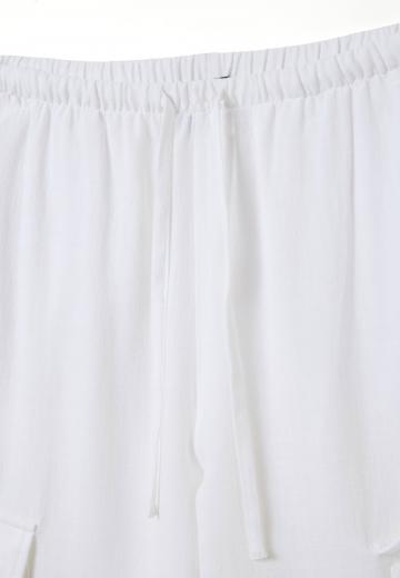 Брюки с накладными карманами