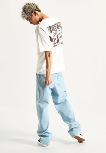 Прямые джинсы