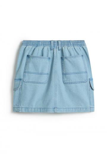 Юбка с накладными карманами