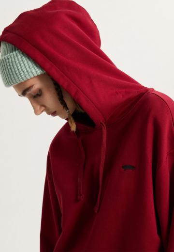 Пуловер с капюшоном