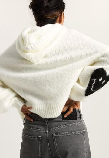 Пуловер с капюшоном