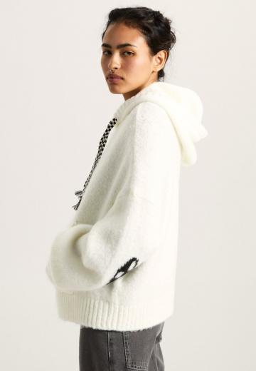 Пуловер с капюшоном