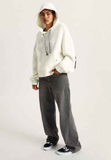 Пуловер с капюшоном