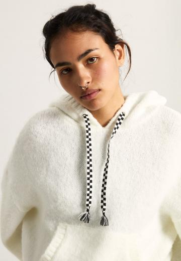 Пуловер с капюшоном