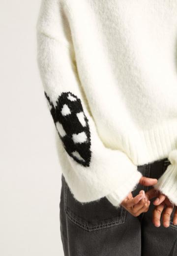 Пуловер с капюшоном