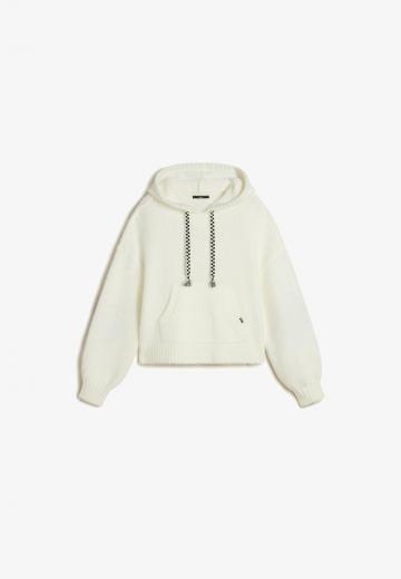 Пуловер с капюшоном