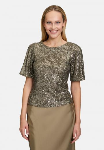 Атласная блузка