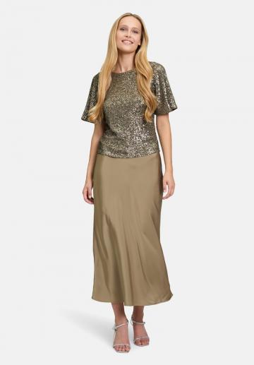 Атласная блузка