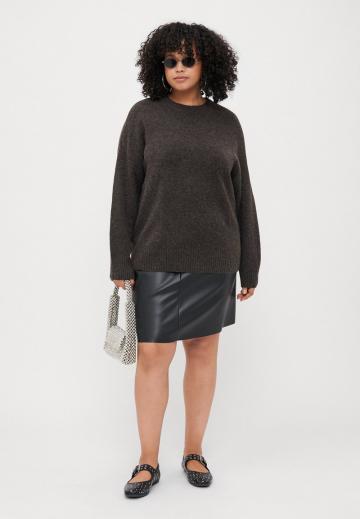 Длинный пуловер