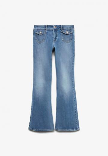 Клешеные джинсы