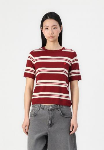 Пуловер с коротким рукавом