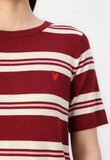 Пуловер с коротким рукавом